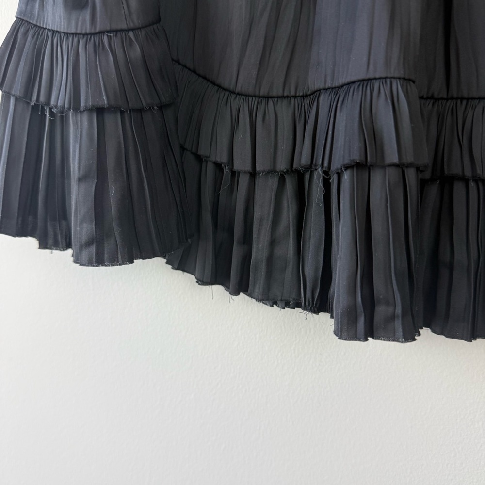 Ulla Johnson Black Short Sleeve Blouse Top - Picture 3 of 5
